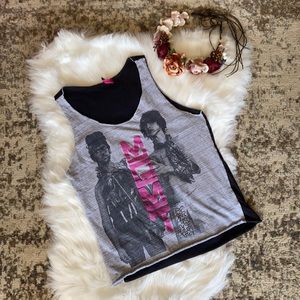 Blur Bundoh MGMT Band tank top Gray Black Pink S/M